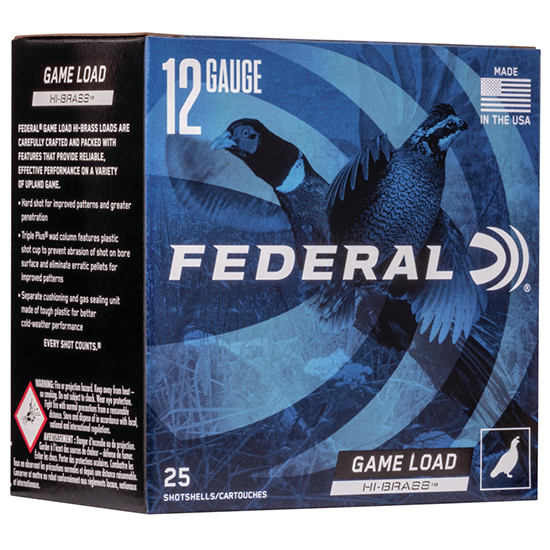 FED GAME-SHOK HI-BRASS 12GA 2.75